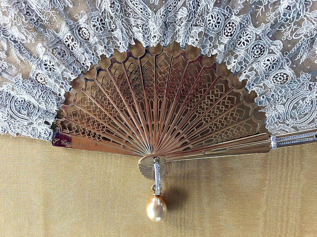 Lady's folding fan
